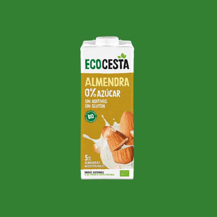 Bebida vegetal de almendra sin azúcar Bio, 1l