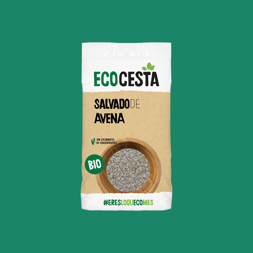 Salvado de Avena Bio, 500 g
