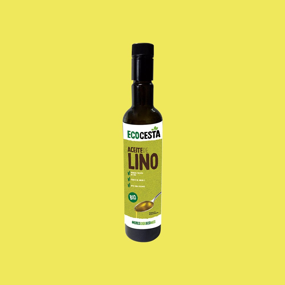 Aceite de Lino 1ª Presión en Frío Bio, 500 ml