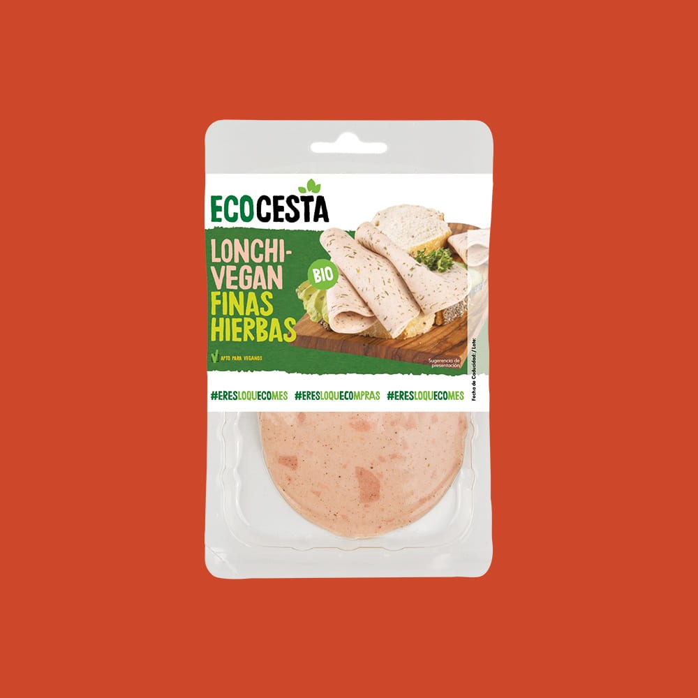 Lonchi-Vegan Sabor Finas Hierbas Bio, 100 g
