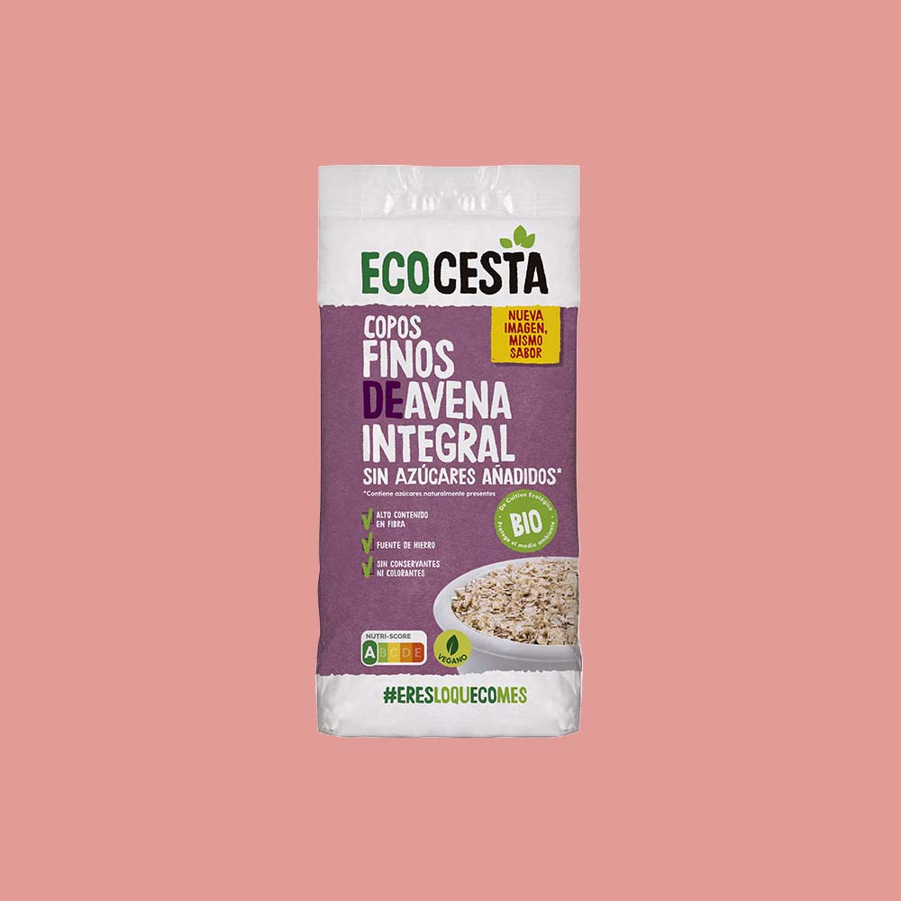 Copos Suaves de Avena Integral Bio, 500 g