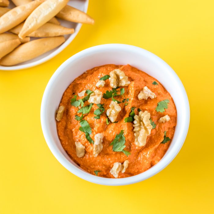 3 ideas de untables libaneses: labneh, muhammara y baba ganoush