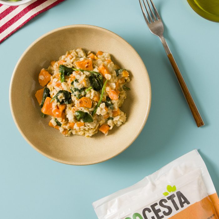 Risotto de avena con boniato